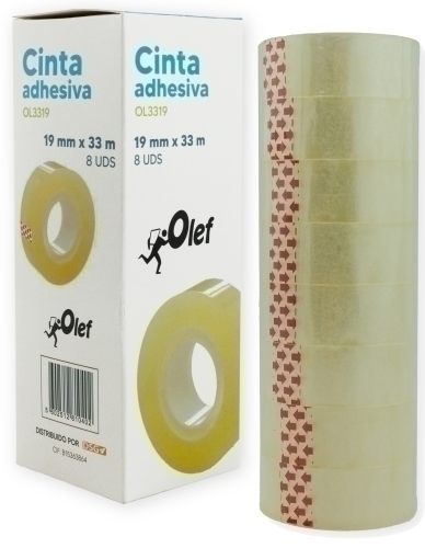 DISNAK - CINTA ADHESIVA OLEF rollo 33x19 (Ref.OL3319)