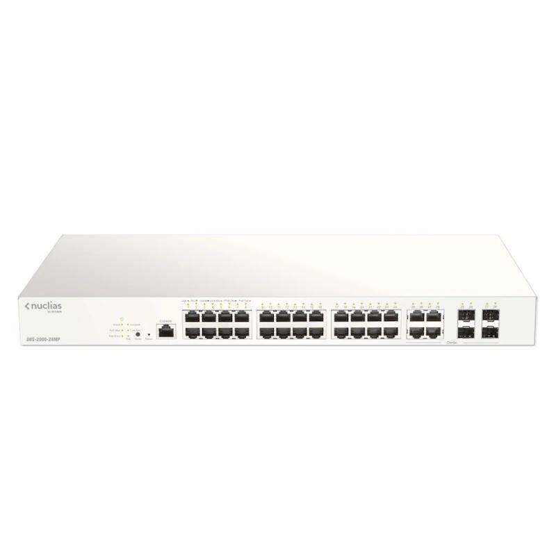 D-LINK - 28xGb PoE+ Switch 370W 1Y (Ref.DBS-2000-28MP/E)
