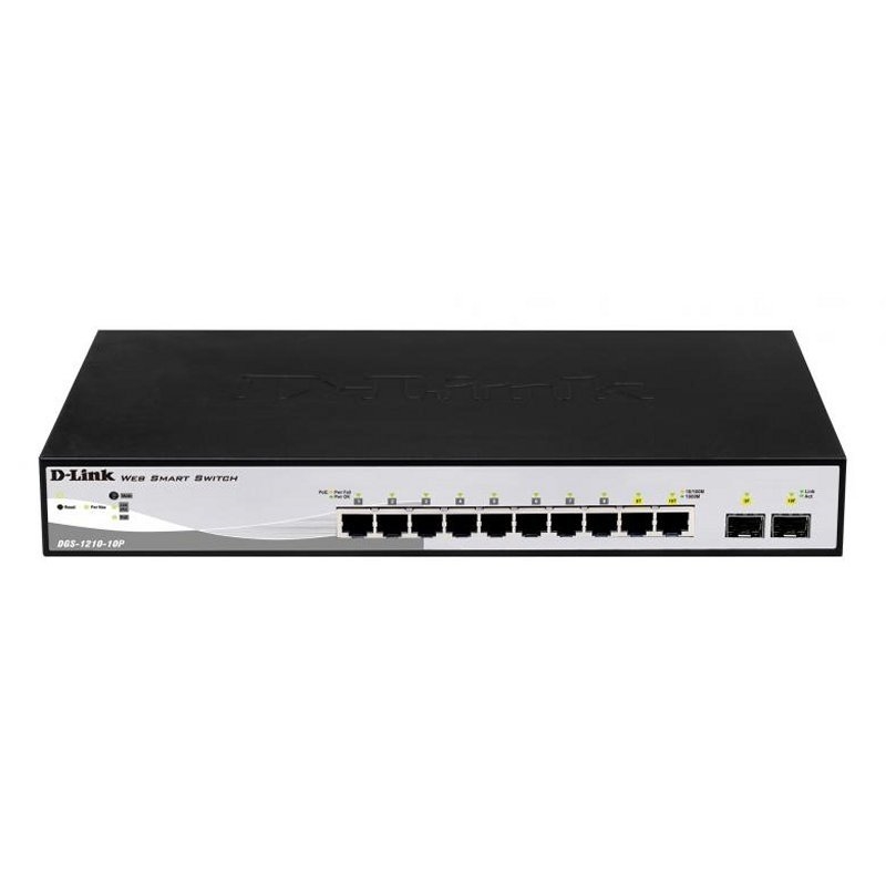 D-LINK - Switch 8xGB PoE 2xSFP (Ref.DGS-1210-10P/E)