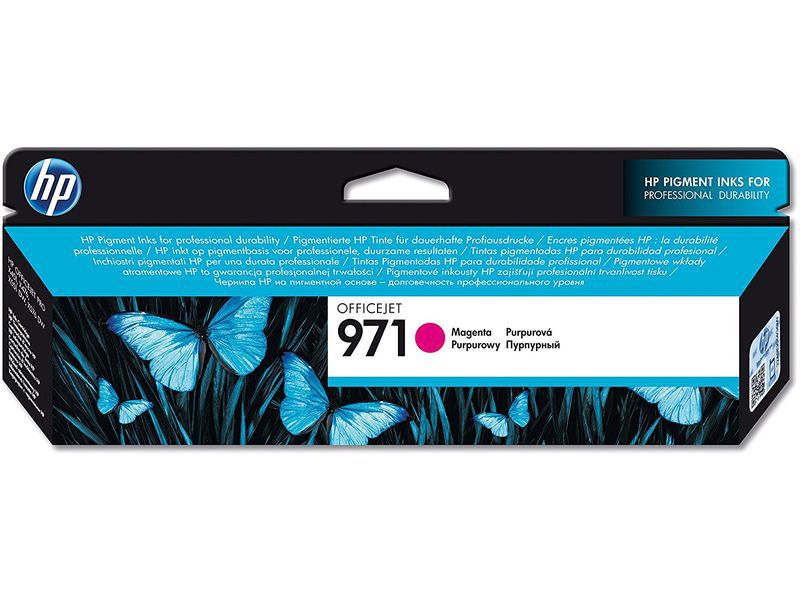 HP ( HEWLETT PACKARD ) - Cartuchos ORIGINALES Inyección De Tinta 971 Magenta (Ref.CN623AE)