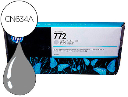 HP ( HEWLETT PACKARD ) - Cartuchos ORIGINALES Inyección De Tinta 772 Gris (Ref.CN634A)
