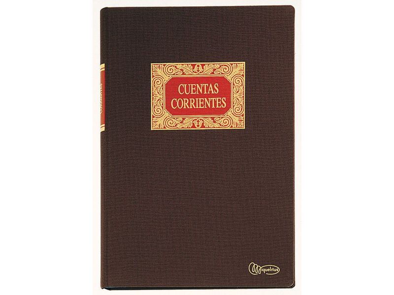 MIQUELRIUS - Libro Cuentas corrientes Fº Natural 215x315 (Ref.4022)