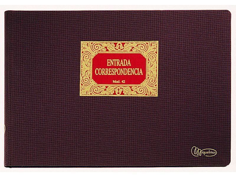 MIQUELRIUS - Libro entrada Fº Apaisado (Ref.5042)