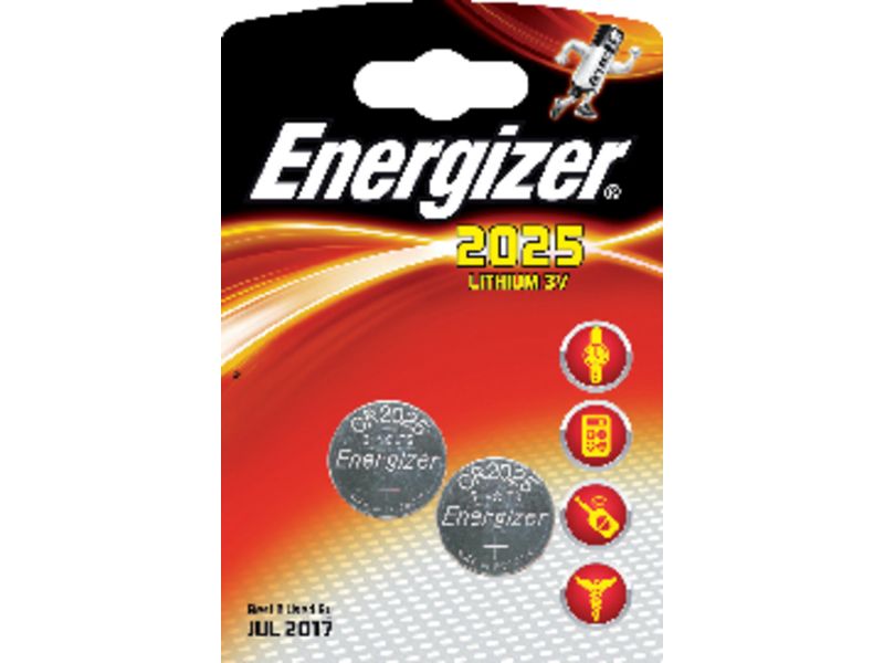 ENERGIZER - Pilas Botón Pack 2 ud. CR2025 (Ref.626981)