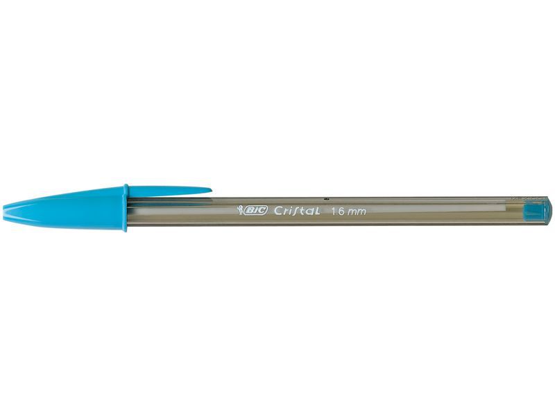 BIC - Bolígrafo Cristal Fun turquesa. Trazo 0,6mm. (Ref.929074)