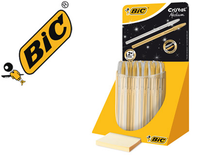 BIC - Exp 40 CRISTAL ORO Y PLATA (Ref.921338)