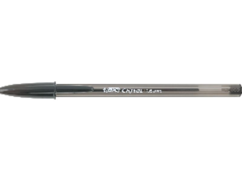 BIC - Boligrafo Cristal Large Negro Trazo 0.6 mm Tinta aceite (Ref.880648)