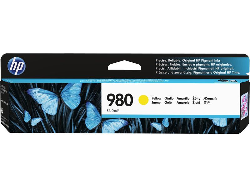 HP ( HEWLETT PACKARD ) - Toner Laser ORIGINALES 980 Amarillo 21.000pg (Ref.D8J09A)