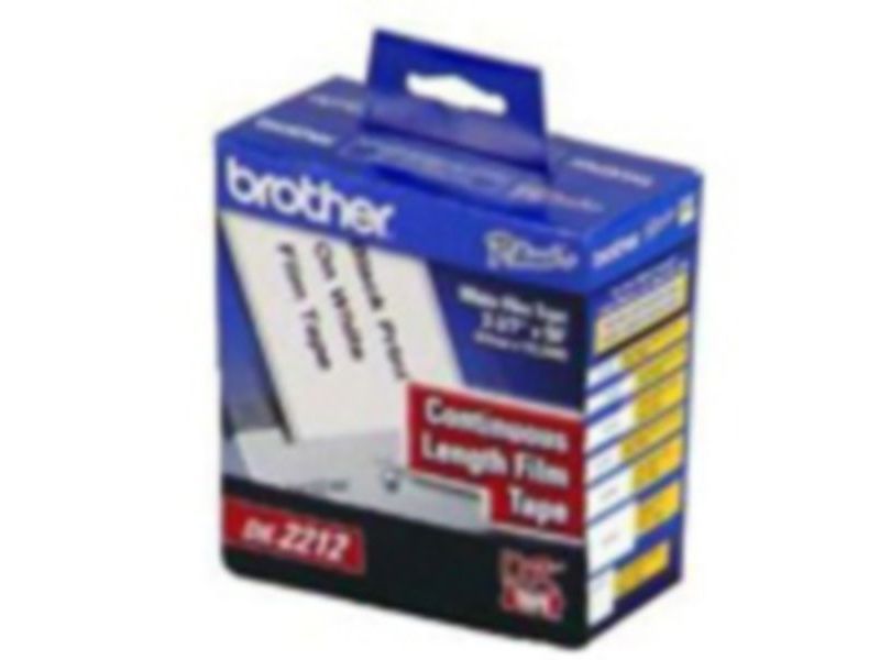 BROTHER - Etiqueta rollo 62mmx15m Negro/Blanco (Ref.DK22212)