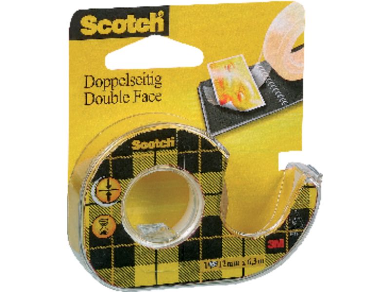 SCOTCH - Cinta 665 Adhesiva 19x33mm Doble cara Sin film protector FT510049966 (Ref.70016072798)