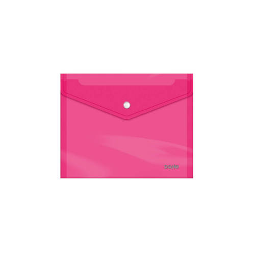 DOHE - SOBRES POLIPROPILENO BROCHE ROSA A5 APAISADO 215X170 (Ref.91484)