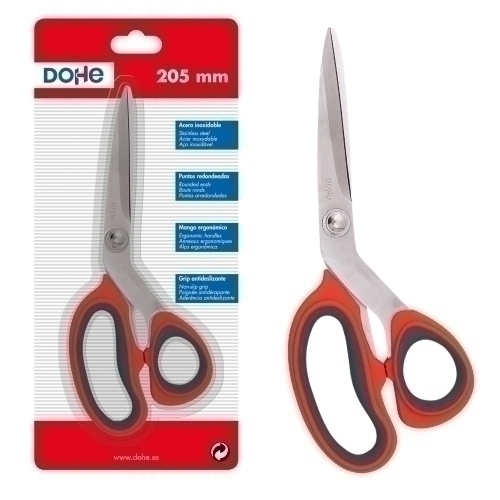 DOHE - TIJERAS ERGONOMICA 20 cm. ASIMETRIC (Ref.79225)