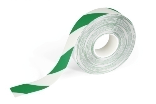 DURABLE - MARCAJE SUELO DURALINE STRONG AUTOADHESIVO CINTA VERDE/BLANCO (Ref.1726131)