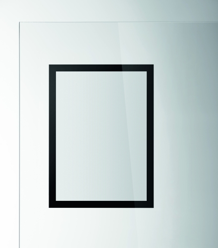 DURABLE - MARCOS AUTOADHESIVOS PARA CRISTAL Y ESCAPARATE A4 NEGRO BOLSA de 2 (Ref.484101)