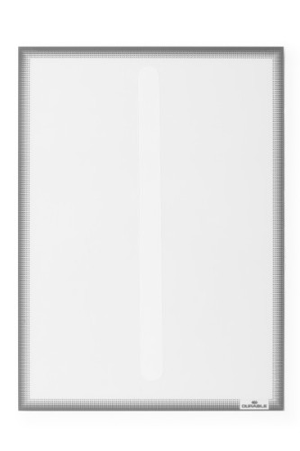 DURABLE - PACK 5 FUNDAS AUTOADHESIVAS ELECTROESTATICO A4 NEGRO (Ref.5014-57)