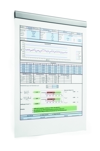 DURABLE - PINZA MAGNETICA DURAFIX RAIL 210x17 mm. PLATEADO BOLSA de 5 (Ref.470623)