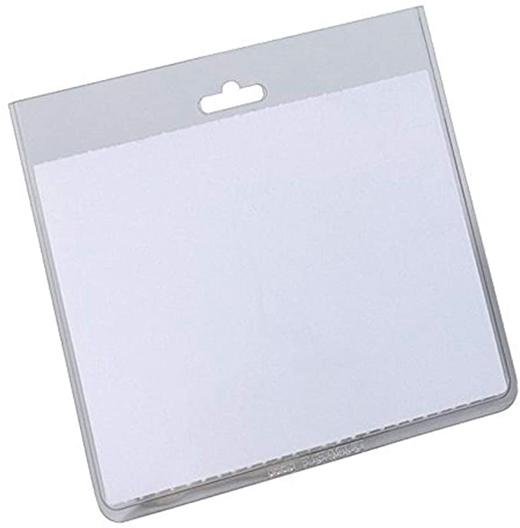 DURABLE - PORTANOMBRES PARA IDENTIFICACIÓN 60X90MM PLÁSTICO TRANSPARENTE -20U- (Ref.8135-19)