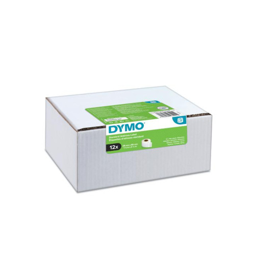 DYMO - Etiqueta Adhesiva Writer dirección 28x89 mm (S0722370). Value Pack 12 rollos (Ref.2093091)