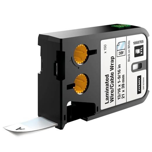 DYMO - RHINO CINTA DE TRANSFERENCIA TÉRMICA BLANCA LAMINADA DE 21X39MM, VINILO (Ref.1868705)