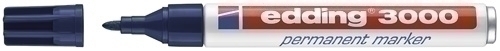 EDDING - MARCADOR PERMANENTE 3000 CONICO AZUL ACERO (Ref.300017)