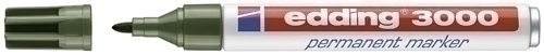 EDDING - MARCADOR PERMANENTE 3000 CONICO VERDE OLIVA (Ref.300015)