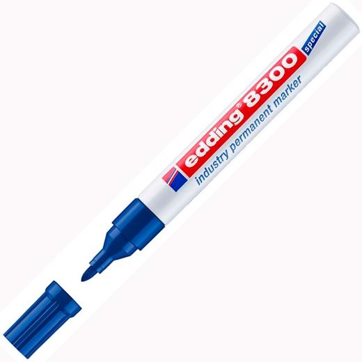 EDDING - MARCADOR PERMANENTE INDUSTRIAL 8300 AZUL (Ref.8300-03)