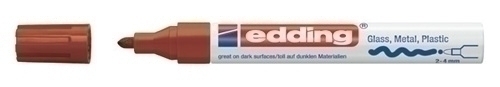 EDDING - MARCADOR T.OPACA PERM. 750 CONICO MARRON (Ref.750007)