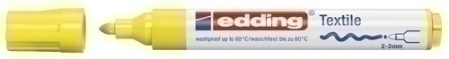 EDDING - MARCADOR TEXTIL 4500 AMARILLO NEON (Ref.450065)