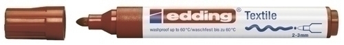 EDDING - MARCADOR TEXTIL 4500 MARRON (Ref.450007)
