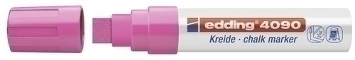 EDDING - MARCADOR TIZA LIQUIDA 4090 BISELADO ROSA (Ref.409069)