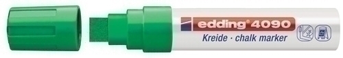 EDDING - MARCADOR TIZA LIQUIDA 4090 BISELADO VERDE (Ref.409004)