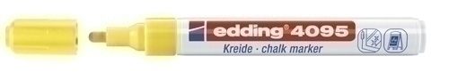 EDDING - MARCADOR TIZA LIQUIDA 4095 CONICO AMARILLO NEON (Ref.409565)