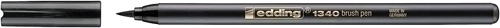 EDDING - ROTULADOR FIBRA 1340 BRUSHPEN NEGRO (Ref.1340001)