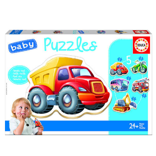 EDUCA BORRÁS - BABY PUZZLE VEHICULOS +24M EDUCA BORRAS (Ref.14866)