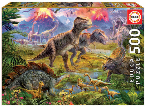 EDUCA BORRÁS - Educa Dinosaur Gathering Puzzle rompecabezas 500 pieza(s) (Ref.15969)