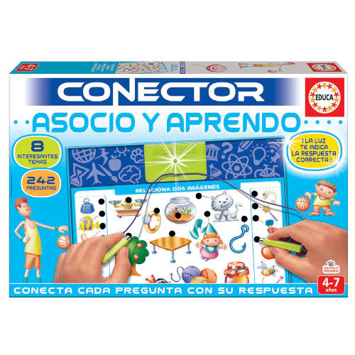 EDUCA BORRÁS - JUEGO CONECTOR ASOCIO Y APRENDO DE 4-7 AÑOS EDUCA BORRAS (Ref.17202)