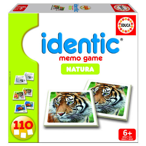 EDUCA BORRÁS - JUEGO MEMORIA IDENTIC NATURA (110 CARTAS) DE 3-6 AÑOS EDUCA BORRAS (Ref.14783)