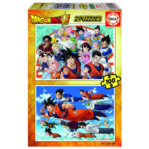 EDUCA BORRÁS - PUZZLE 2x100 DRAGON BALL DE 6-8 AÑOS EDUCA BORRAS (Ref.18214)