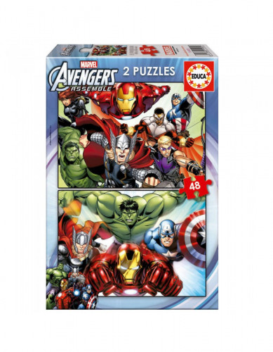 EDUCA BORRÁS - PUZZLE 2x48 AVENGERS DE 3-6 AÑOS EDUCA BORRAS (Ref.15932)