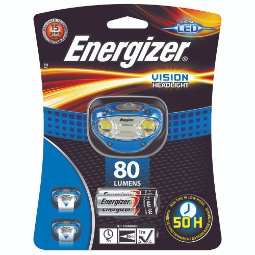 ENERGIZER - LINTERNA LED HEADLIGHT VISION 3AAA HDA32 COLOR AZUL (Ref.E300280302)
