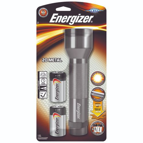 ENERGIZER - LINTERNA LED METAL 2D DISTANCIA 73 M. E30069600 (Ref.E300696000)
