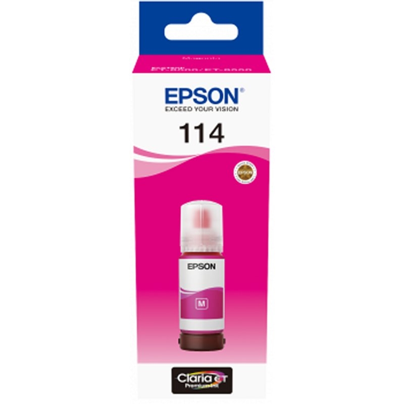 EPSON - Botella Magenta 70 ml Ecotank ET-8500 / ET-8550 (Ref.C13T07B340)