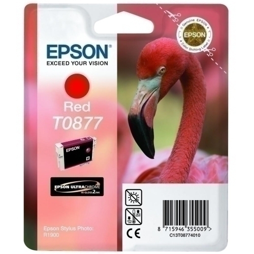 EPSON - CARTUCHO INKJET STYLUS PHOTO R1900 ROJO (Ref.T087740)