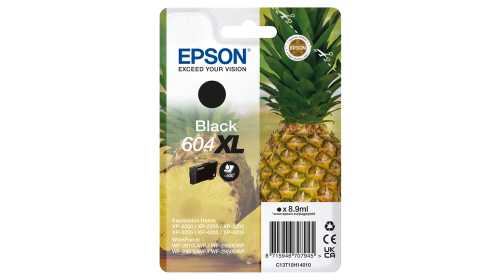 EPSON - Cartucho Negro 604XL XP-2200, WF-2910DWF Piña (Ref.C13T10H14010)