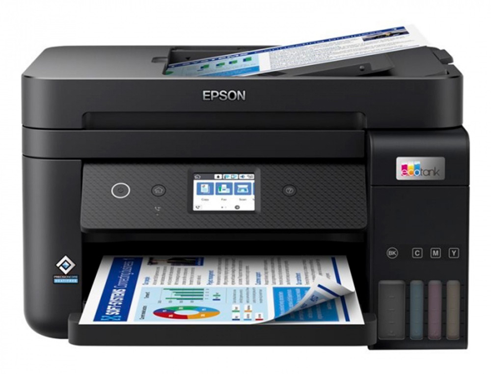 EPSON - EQUIPO MULTIFUNCION ECOTANK ET-4850 TINTA 15 PPM BANDEJA 250 HOJAS ESCANER COPIADORA IMPRESORA (Canon L.P.I. 5,25€ Incluido) (Ref.C11CJ60402)