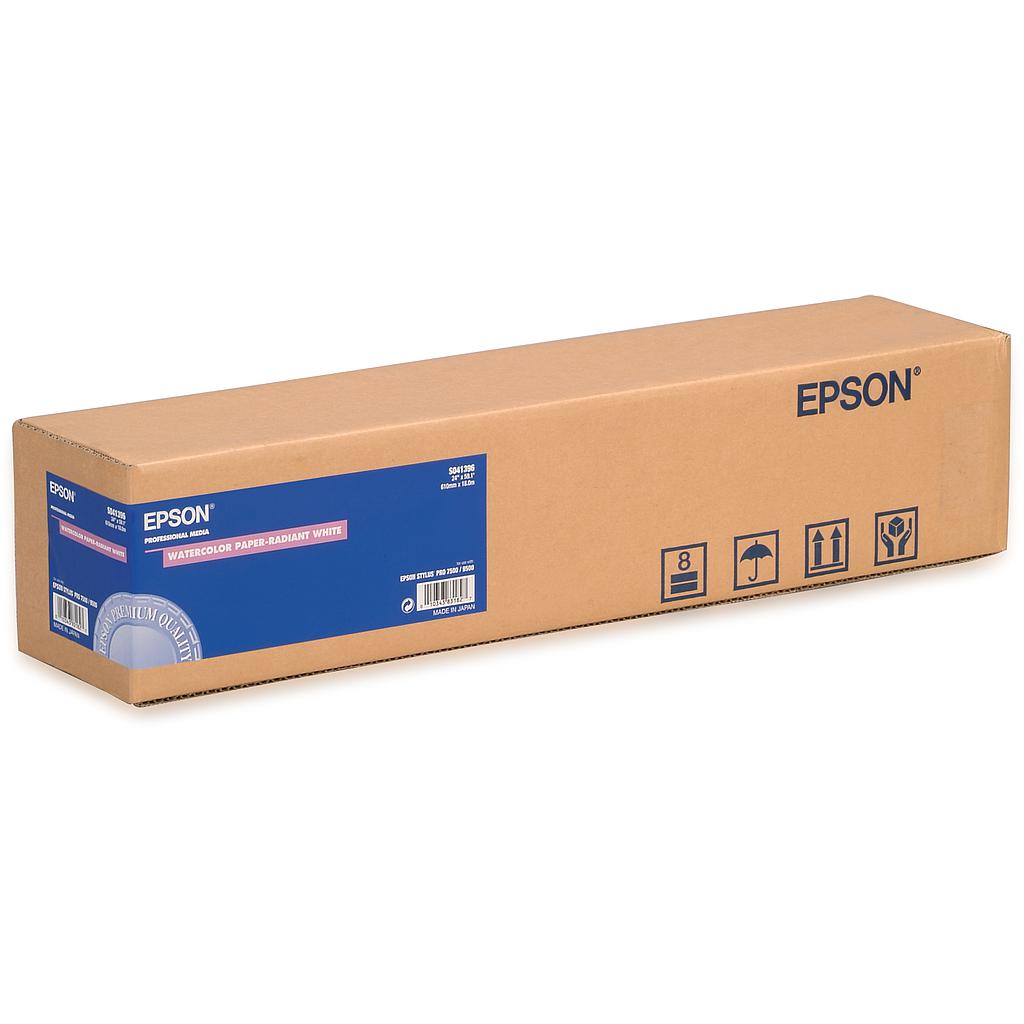 EPSON - GF Papel Watercolor Radiant White, 24 x 18m, 190g/m2 (Ref.C13S041396)