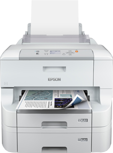 EPSON - Impresora WorkForce Pro WF-8090DTW A3+ (Canon L.P.I. 4,5€ Incluido) (Ref.C11CD43301BT)