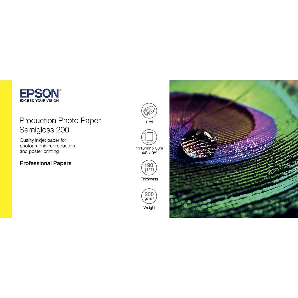 EPSON - Production Photo Paper Semigloss 200 44 x 30m (Ref.C13S450378)