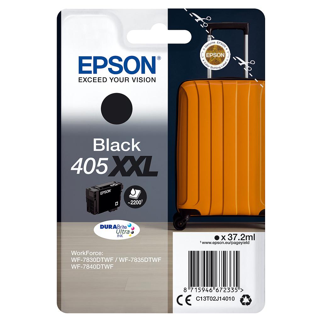 EPSON - Singlepack Black 405XXL DURABrite Ultra Ink (Ref.C13T02J14020)