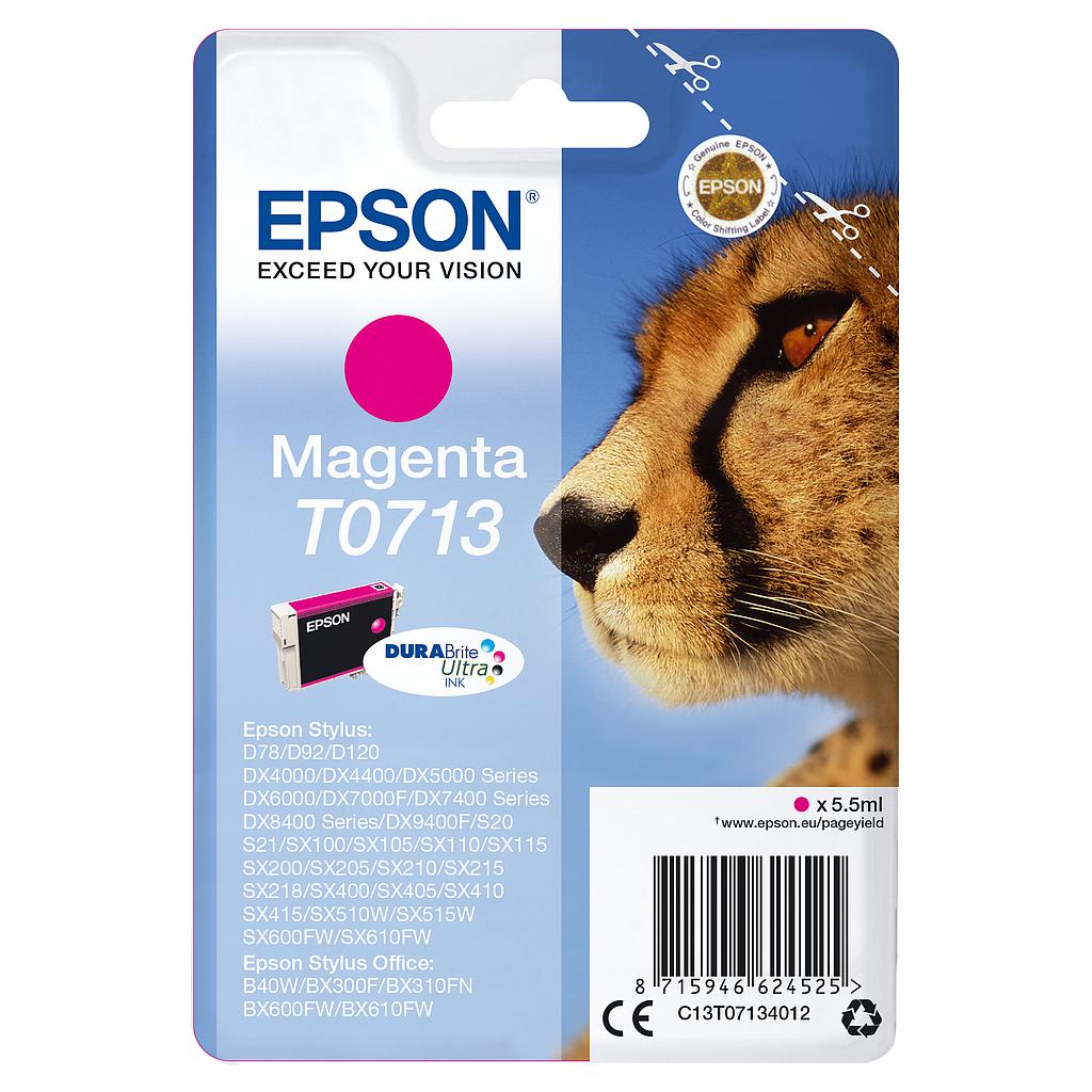 EPSON - Stylus D-78/92/120/DX-4000/5000/6000/7000F Cartucho Magenta (Radiofrecuencia+acousticmagnetic) (Ref.C13T07134022)